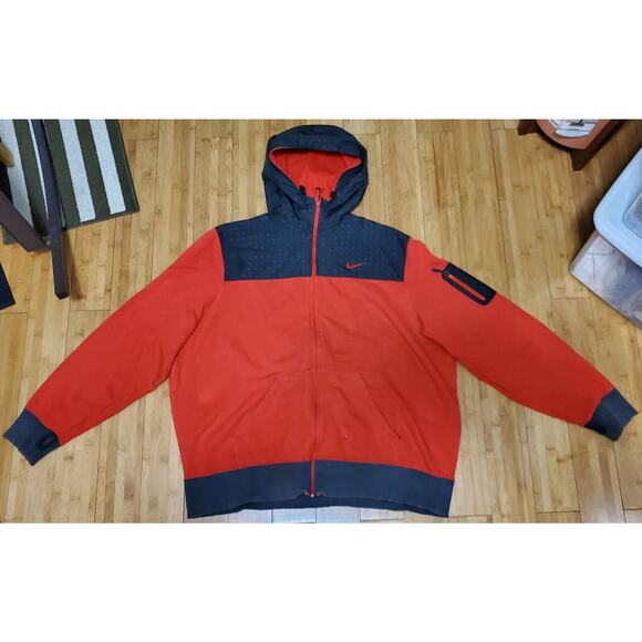 Nike Athletic Dept Sportswear Tech Fleece Red Hoodie (507388-600) Men's Size XXL - Picture 1 of 10